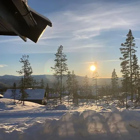 Σπίτι διακοπών New Cabin With Mountain And Trailbiking And Ski In Ski Out Right Outside The Door Flå